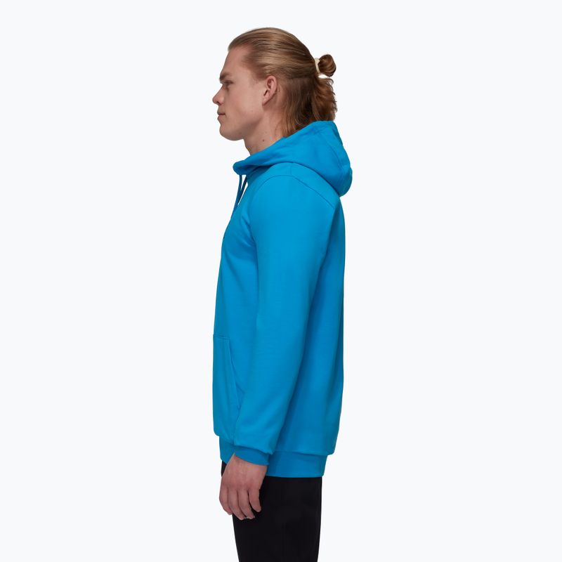 Мъжки суитшърт Mammut ML Hoody Logo glacier blue 3