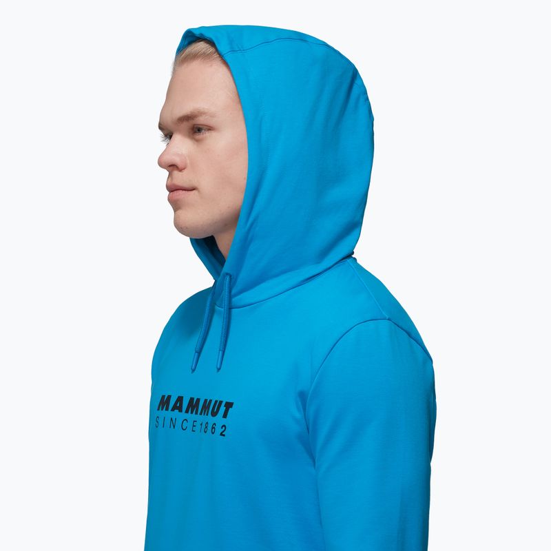 Мъжки суитшърт Mammut ML Hoody Logo glacier blue 4