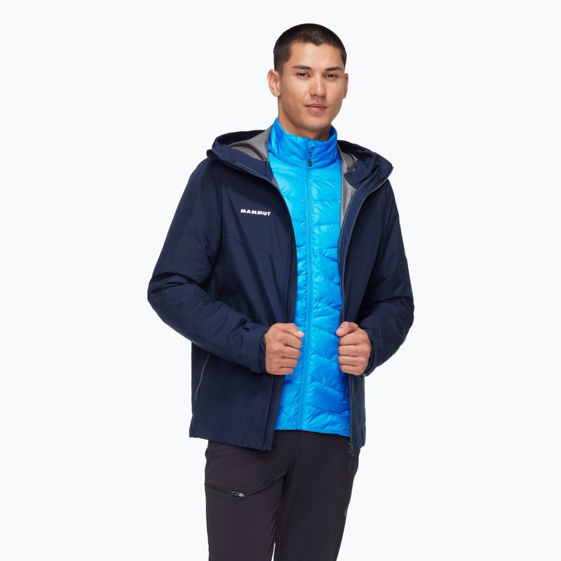 Мъжко яке 3 в 1 Mammut Convey 3 in 1 HS Hooded marine/ glacier blue