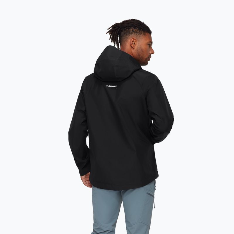 Мъжко яке за дъжд Mammut Crater Light HS Hooded Jacket Men black 2