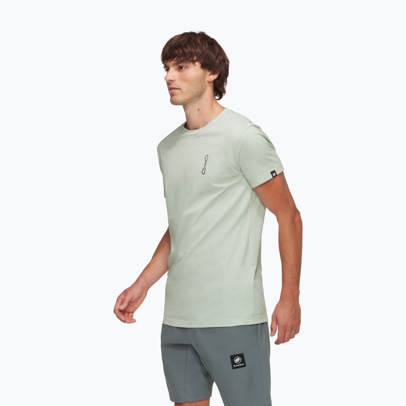 Мъжка тениска Mammut Massone Quickdraw silver sage 3