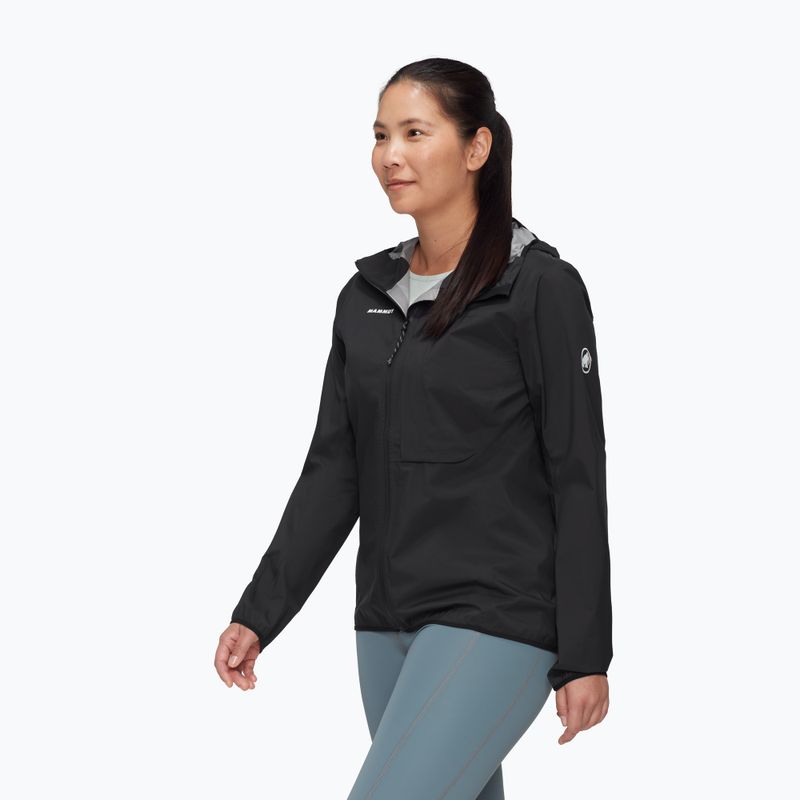Дъждобран за жени Mammut Ducan Light HS Hooded black 3
