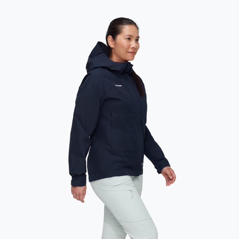 Mammut Treeline Light HS Морско дъждобранно яке с качулка за жени 3