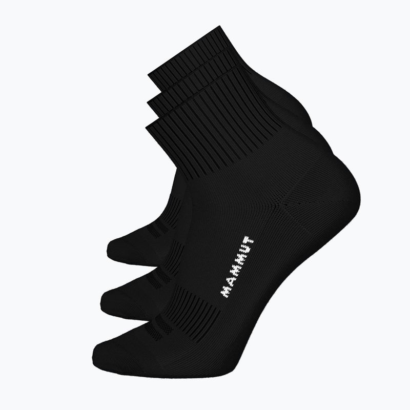 Чорапи Mammut Everyday Quarter 3 чифта black/black/black