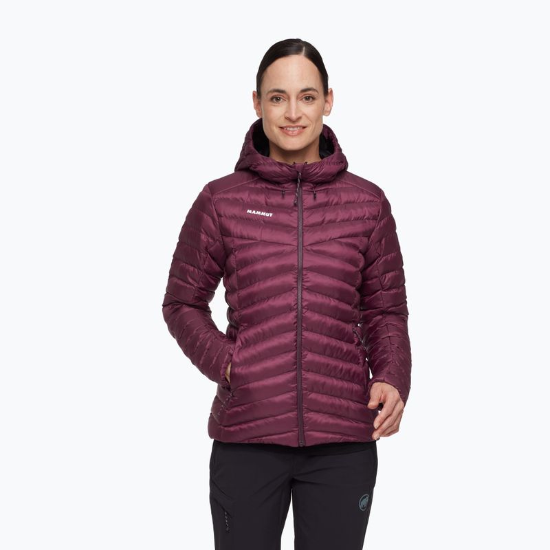 Дамско подплатено яке Mammut Albula IN Hooded wine/black