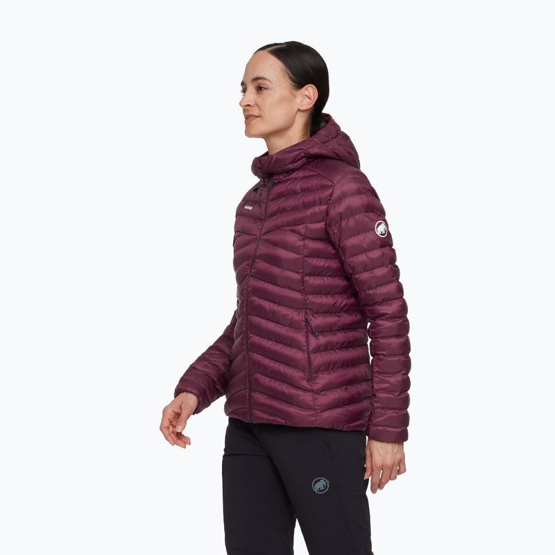 Дамско подплатено яке Mammut Albula IN Hooded wine/black 3
