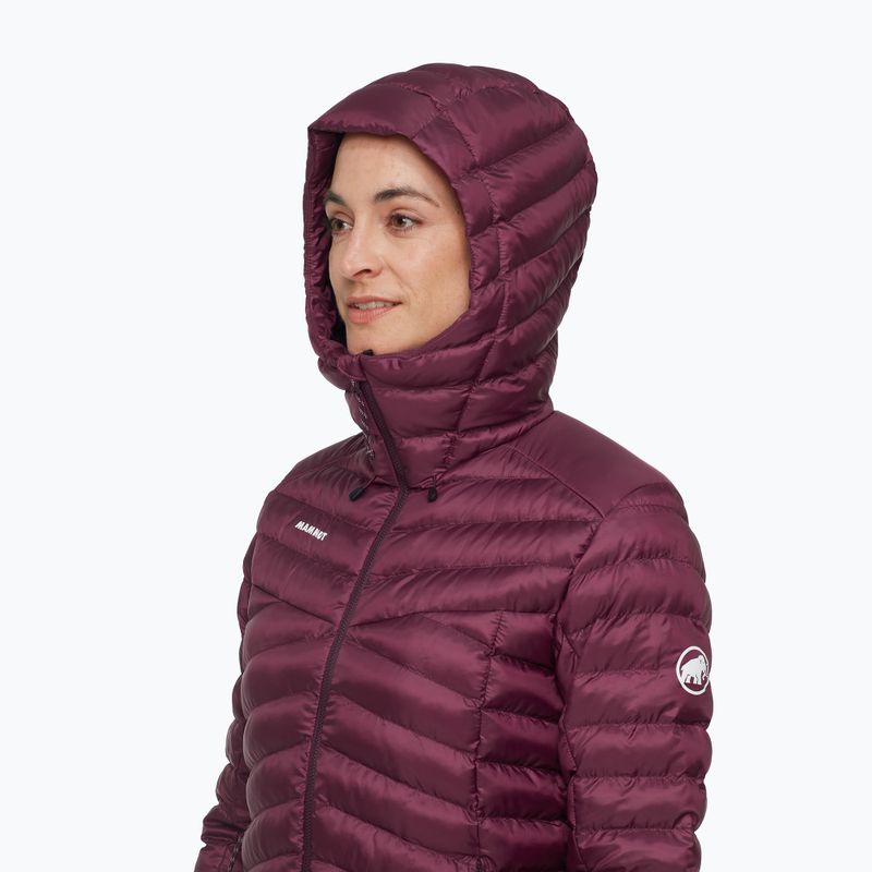 Дамско подплатено яке Mammut Albula IN Hooded wine/black 4