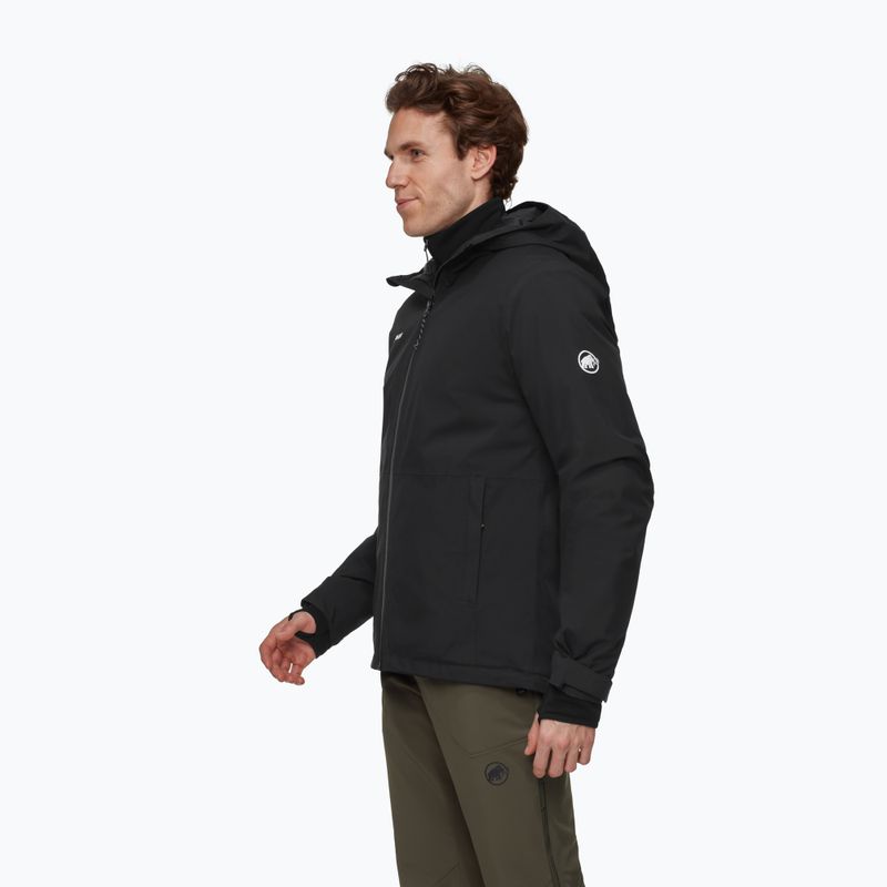 Мъжко яке за дъжд Mammut Linard HS Thermo Hooded Jacket Men black 3