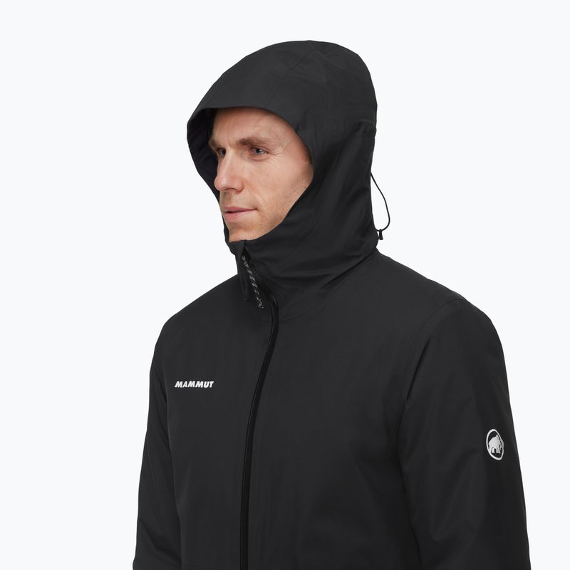 Мъжко яке за дъжд Mammut Linard HS Thermo Hooded Jacket Men black 4