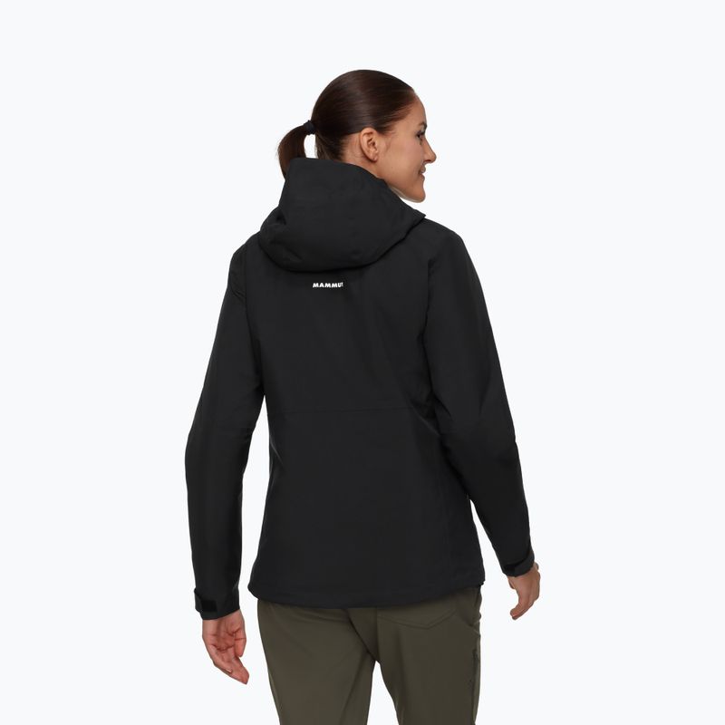 Дамско яке за дъжд Mammut Linard HS Thermo Hooded Jacket Women black 2