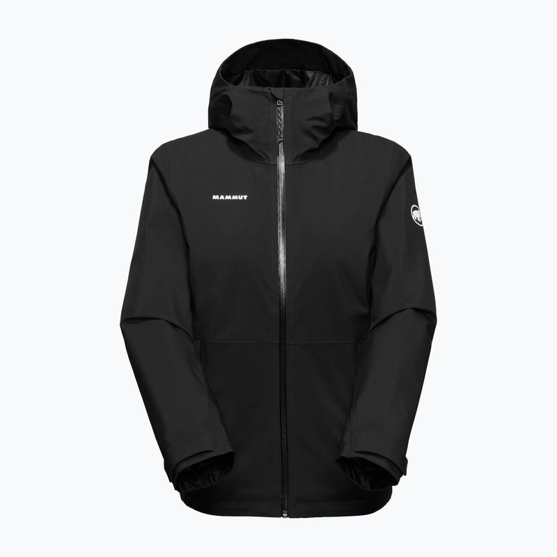 Дамско яке за дъжд Mammut Linard HS Thermo Hooded Jacket Women black 7