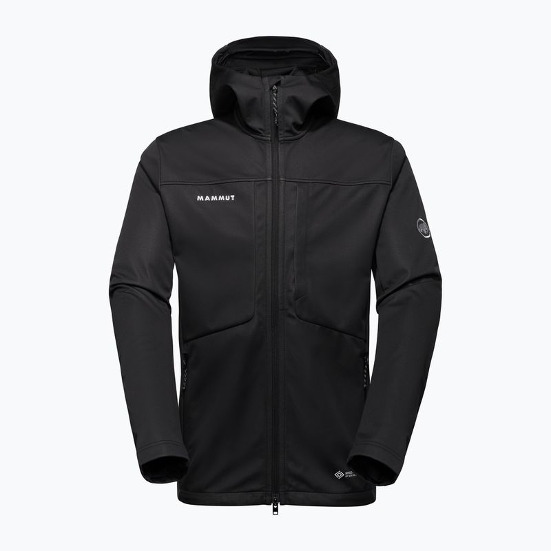 Мъжко софтшел яке Mammut Ultimate VIII Softshell Hooded black 4