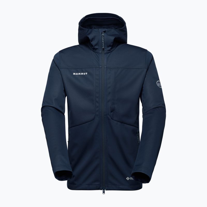 Мъжко софтшел яке Mammut Ultimate VIII Softshell Hooded marine 4