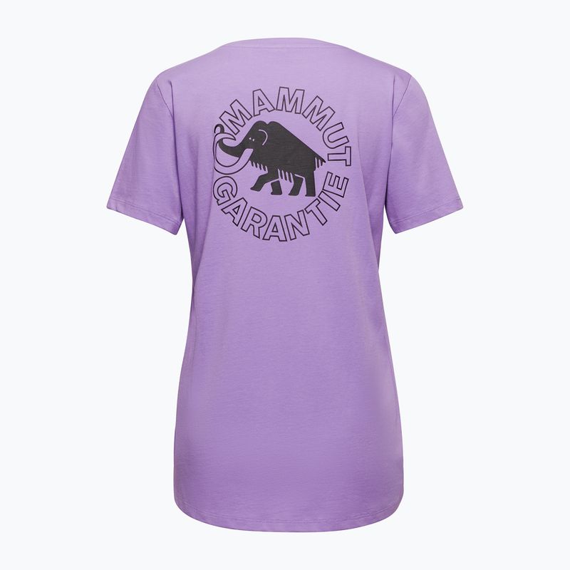 Дамска тениска Mammut Core Classic lavandin 2