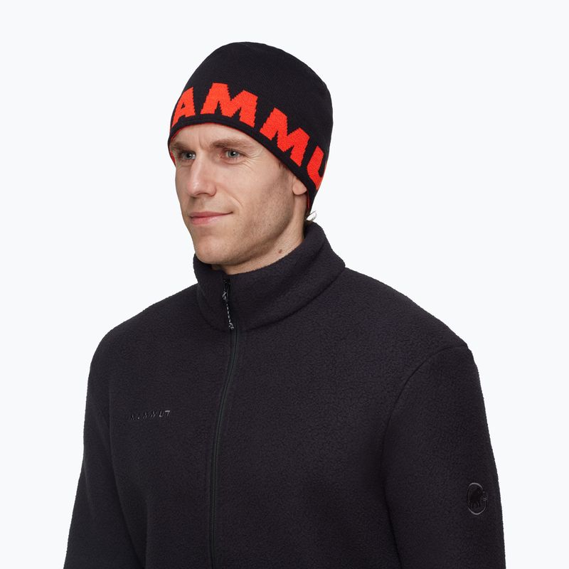 Зимна шапка Mammut Logo black 4