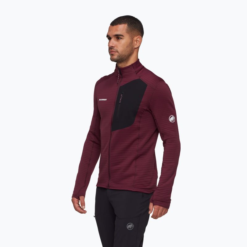 Мъжки суитшърт Mammut Taiss Light ML vin/black 3