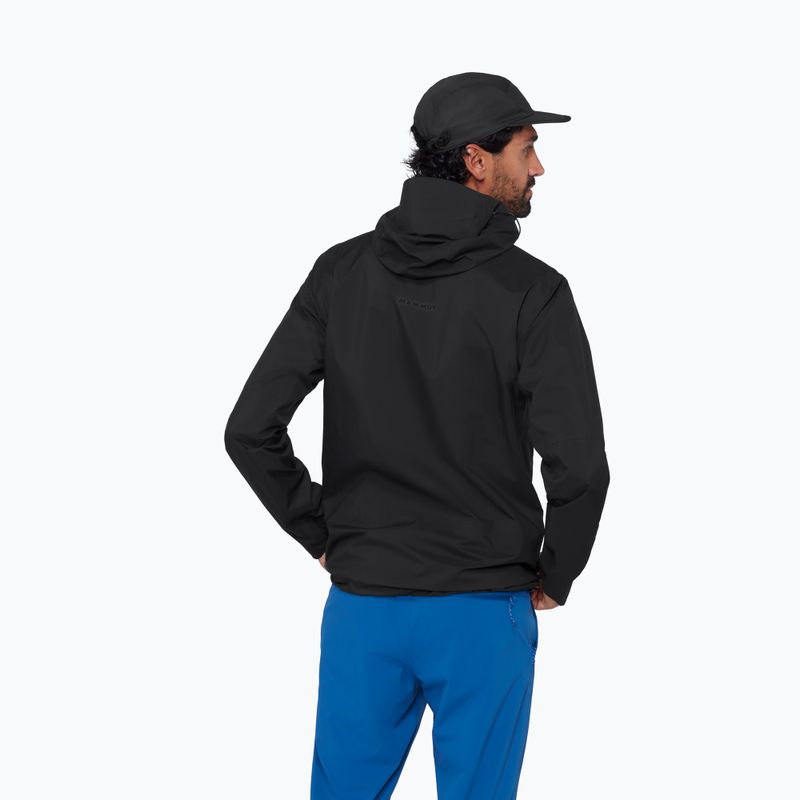 Мъжко ветроустойчиво яке Mammut Ducan HS Hooded black 3