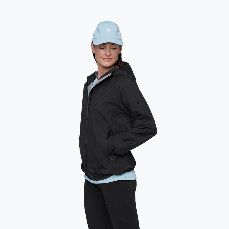 Дамско ветроустойчиво яке Mammut Ducan HS Hooded black 4