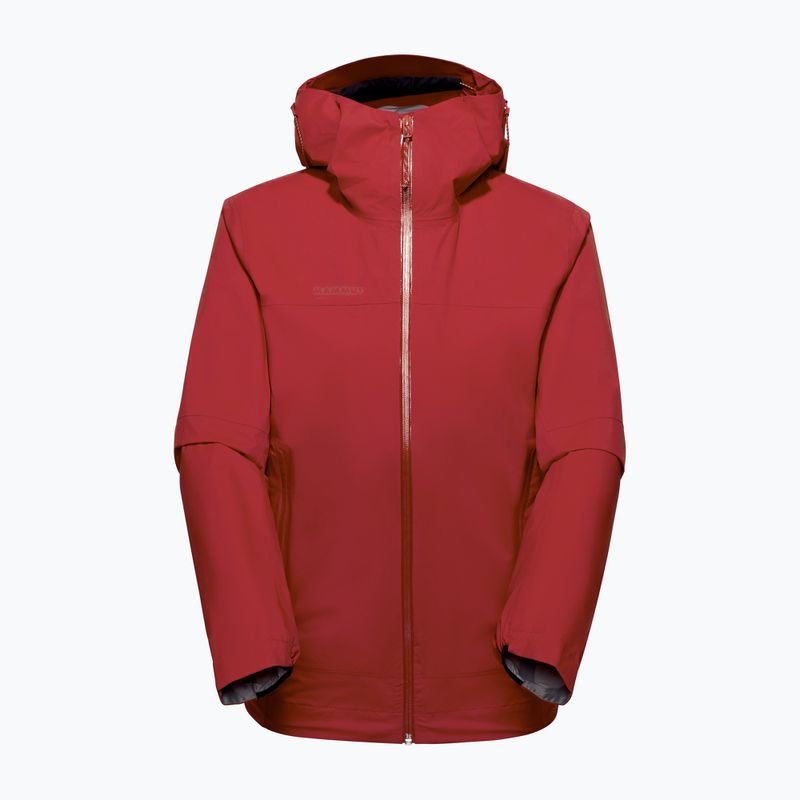 Дамско ветроустойчиво яке Mammut Ducan HS Hooded dark mammut red 8