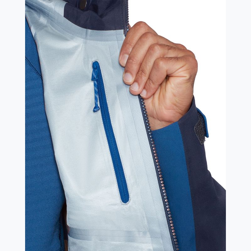 Мъжко яке за дъжд Mammut Crater IV HS Hooded tschiel/marine 6