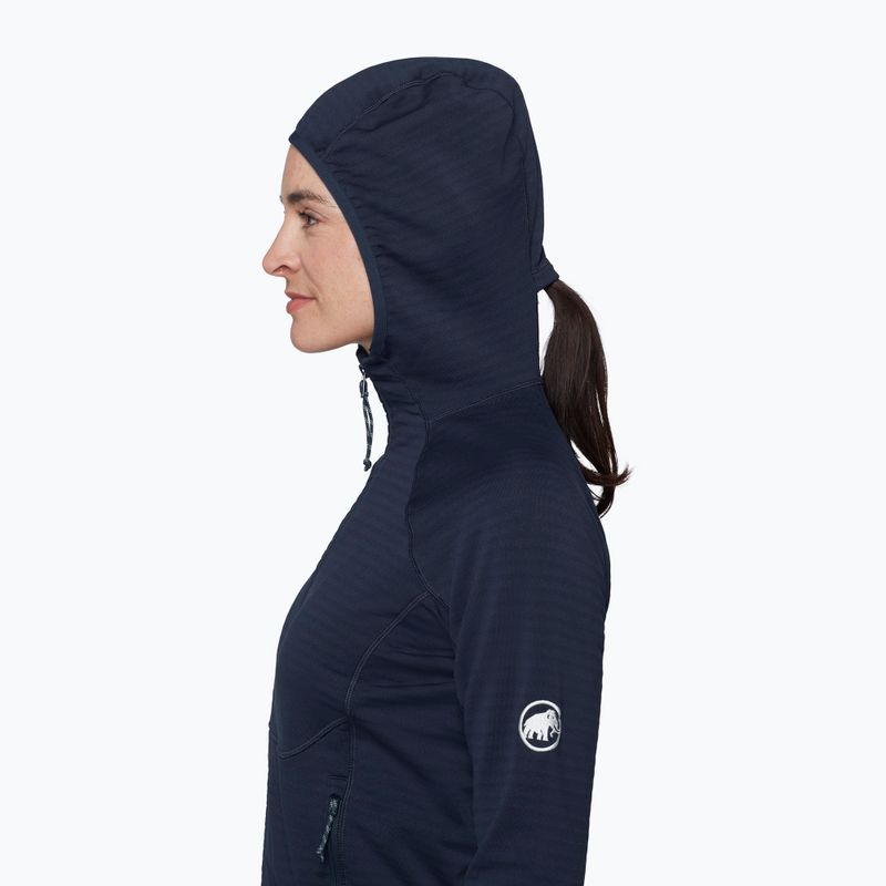 Дамски суитшърт Mammut Taiss ML Hooded marine 5
