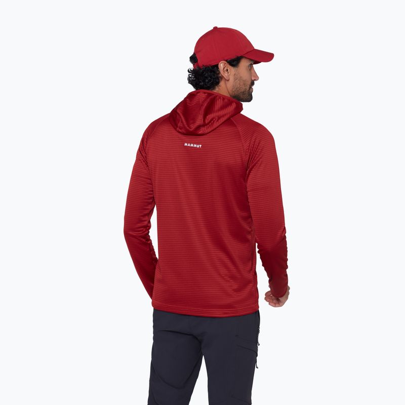 Мъжки трекинг суитшърт Mammut Crag ML Hooded dark mammut red 3