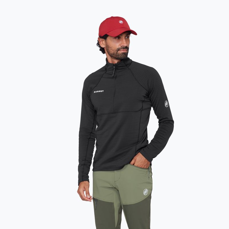 Мъжки суитшърт Mammut Taiss ML Half Zip Pull black
