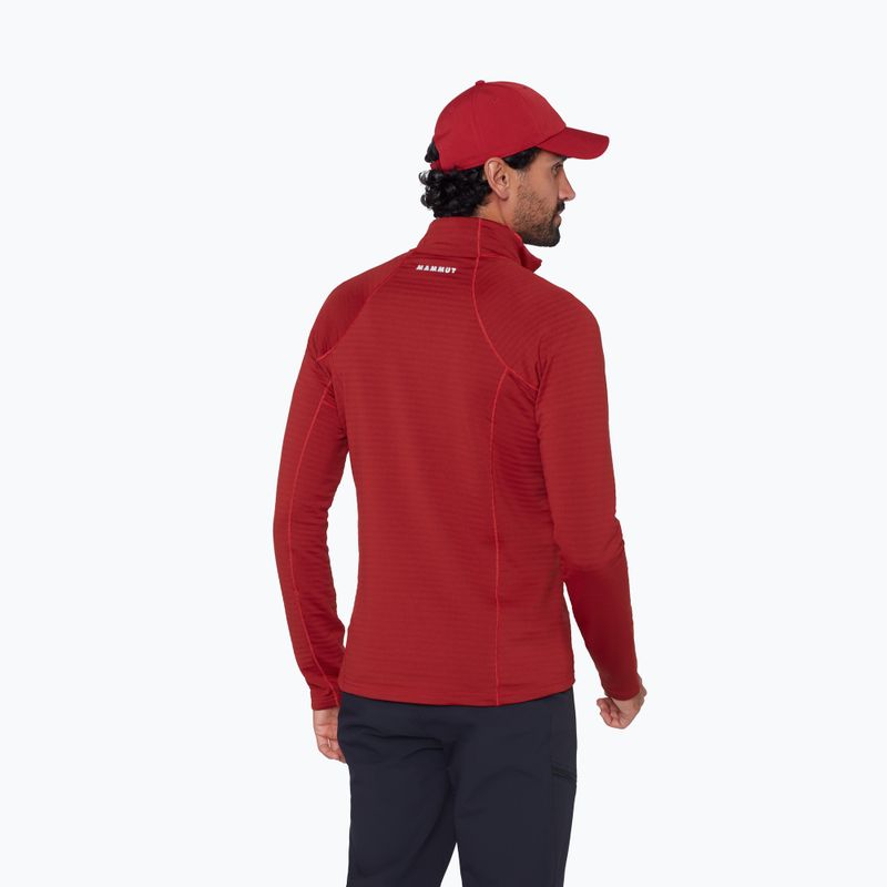 Мъжки суитшърт Mammut Taiss ML Half Zip Pull dark mammut red 3