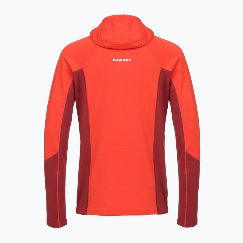 Мъжки суитшърт Mammut Taiss ML Hooded mammut red/dark mammut 2