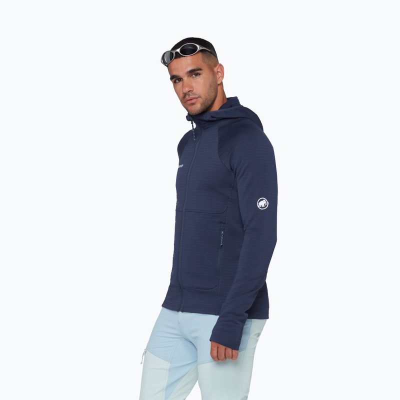 Мъжки суитшърт Mammut Taiss ML Hooded marine 4