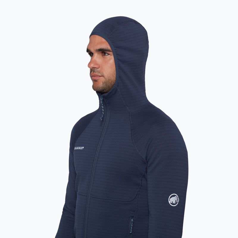 Мъжки суитшърт Mammut Taiss ML Hooded marine 5
