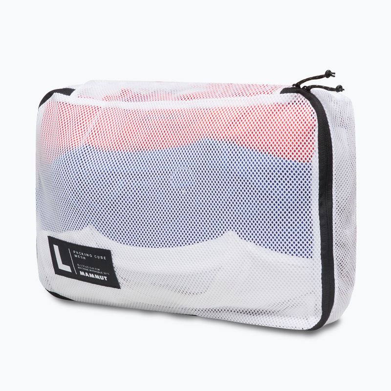 Калъф за дрехи Mammut Packing Cube Mesh L White 2