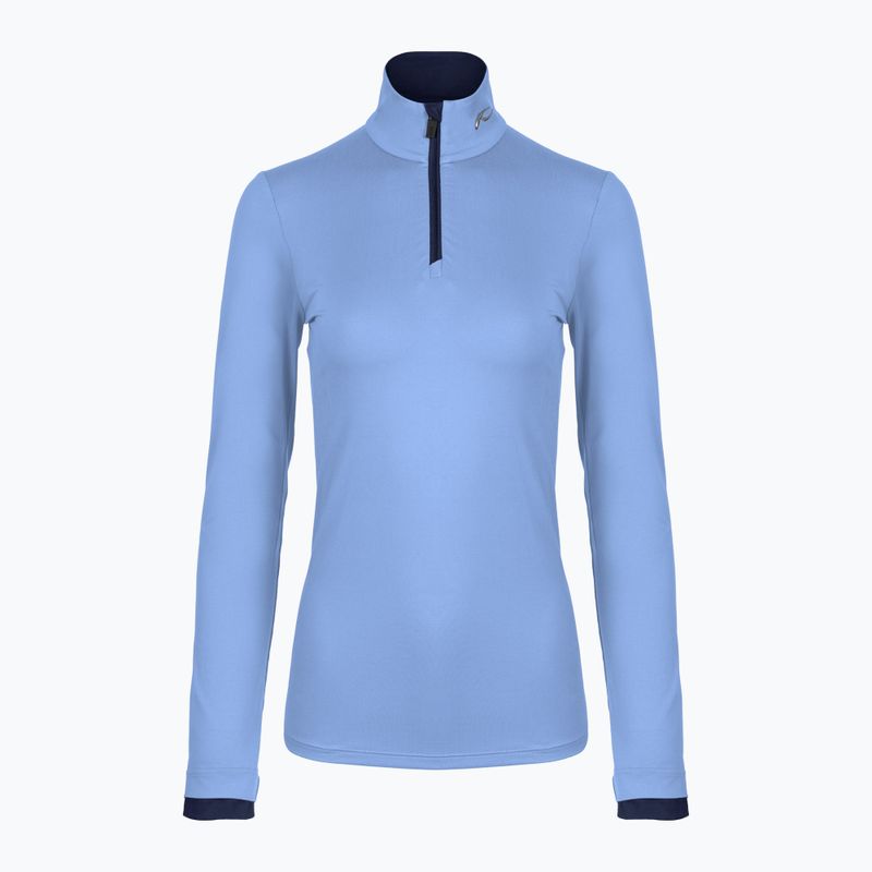 Дамско ски яке KJUS Feel Midlayer Half Zip blue opal