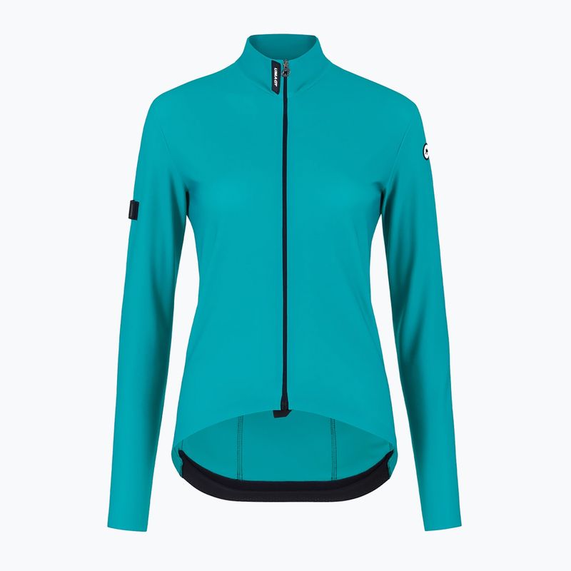 Дамско колоездачно трико ASSOS Uma GT Spring Fall Jersey C2 тюркоазено зелено