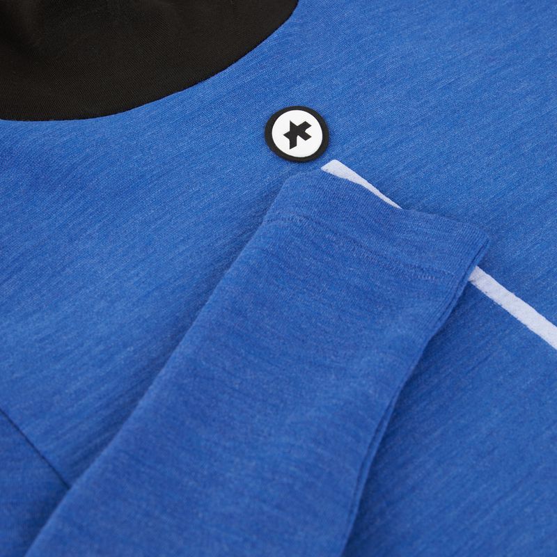 Мъжка блуза с дълъг ръкав за колоездене ASSOS Ultraz Winter Skin Layer P1 calypso blu 7