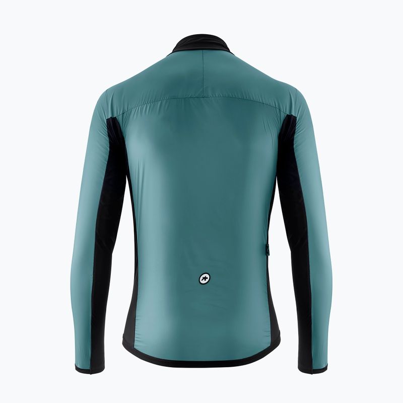 Мъжко колоездачно яке ASSOS Mille GT C2 Wind foundation green 2