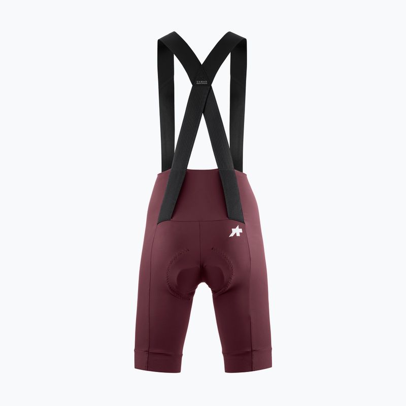 Дамски шорти за колоездене ASSOS Uma GT S11 Bib Shorts W burgundy red 2
