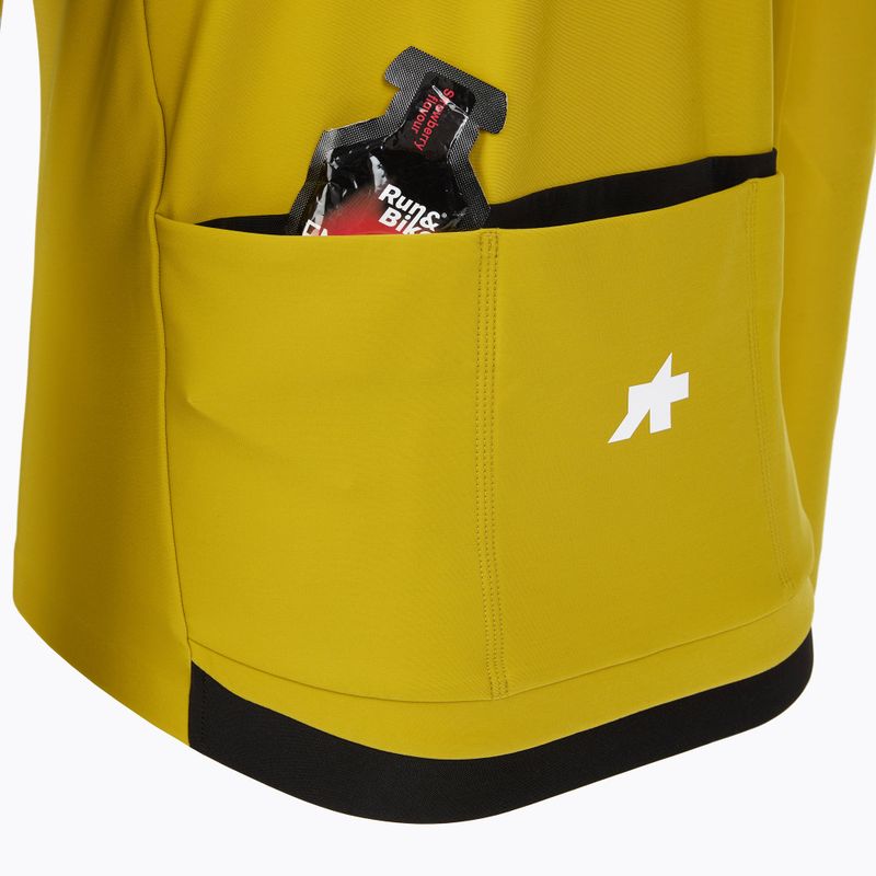 Мъжка велосипедна блуза с дълъг ръкав ASSOS Mille GT Spring Fall Jersey S11 golden yellow 4
