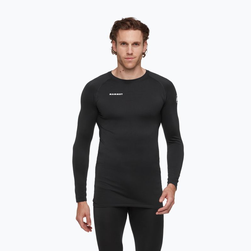 Мъжка термоактивна блуза Mammut All-Mountain Seamless BL Mid black/white
