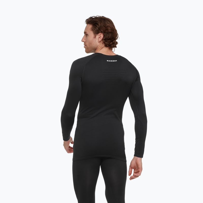 Мъжка термоактивна блуза Mammut All-Mountain Seamless BL Mid black/white 2