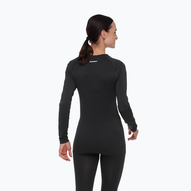 Дамска термоактивна блуза Mammut All-Mountain Seamless BL Mid black/white 2