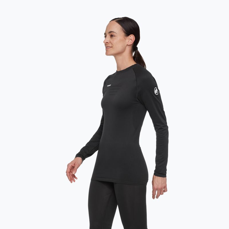 Дамска термоактивна блуза Mammut All-Mountain Seamless BL Mid black/white 3