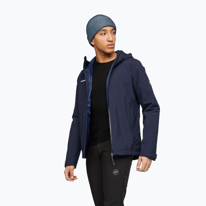 Мъжко яке за дъжд Mammut Linard HS Thermo Hooded Jacket Men marine 4