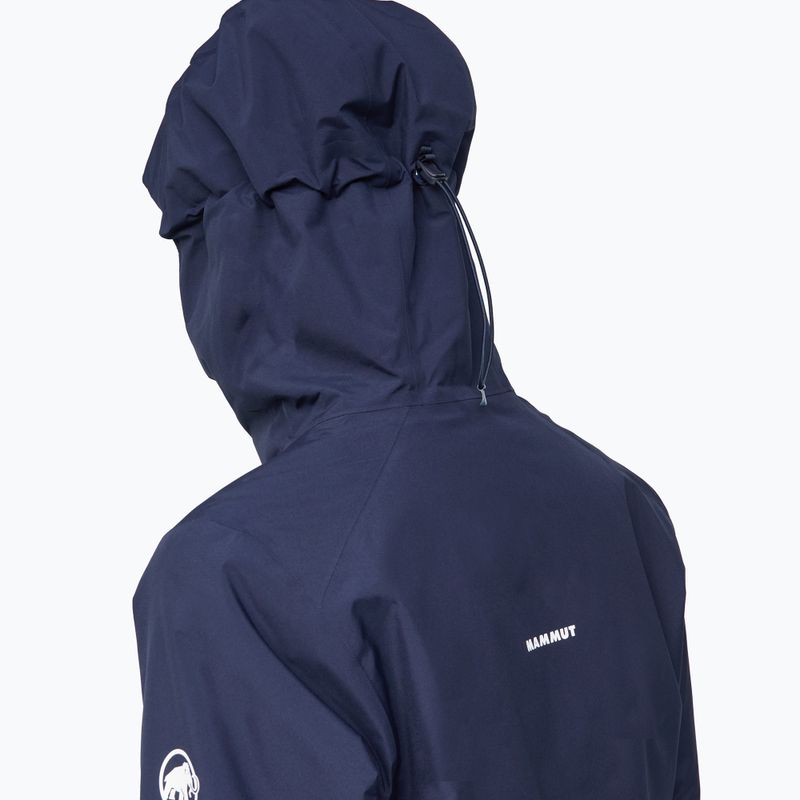 Дамско яке за дъжд Mammut Linard HS Thermo Hooded Jacket Women marine 6