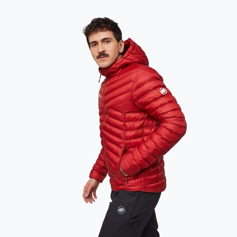 Мъжко ватирано яке Mammut Albula IN Hooded Jacket Men dark mammut red 4