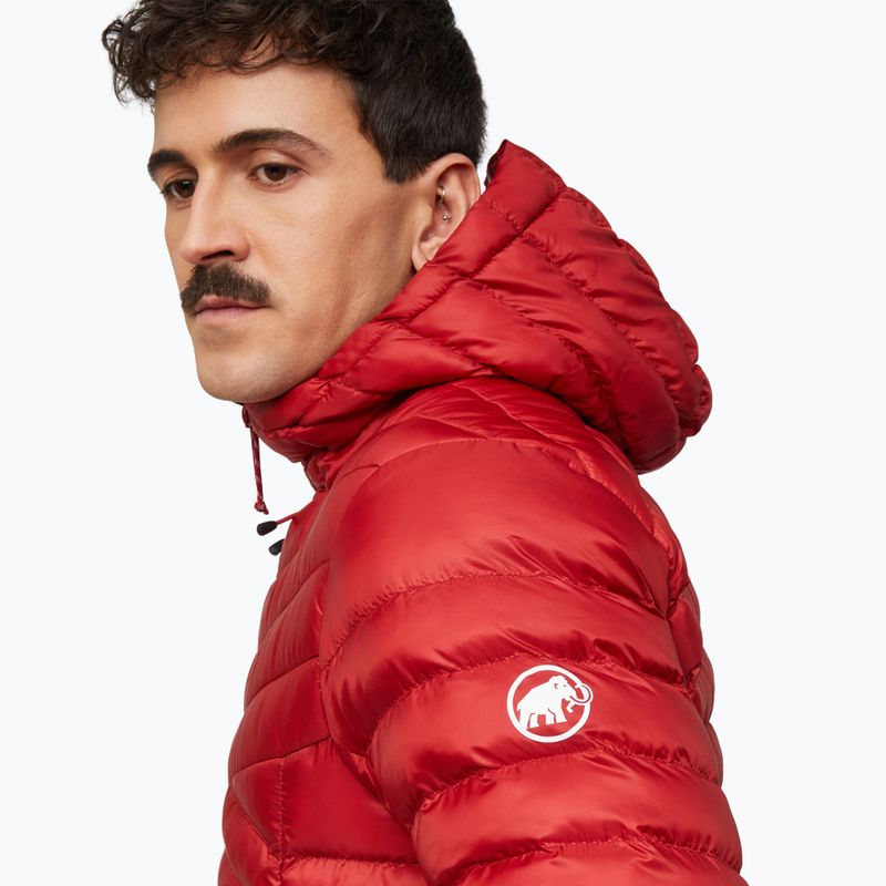 Мъжко ватирано яке Mammut Albula IN Hooded Jacket Men dark mammut red 6