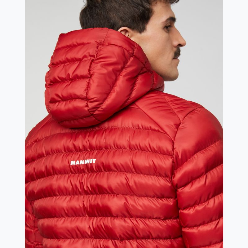 Мъжко ватирано яке Mammut Albula IN Hooded Jacket Men dark mammut red 7