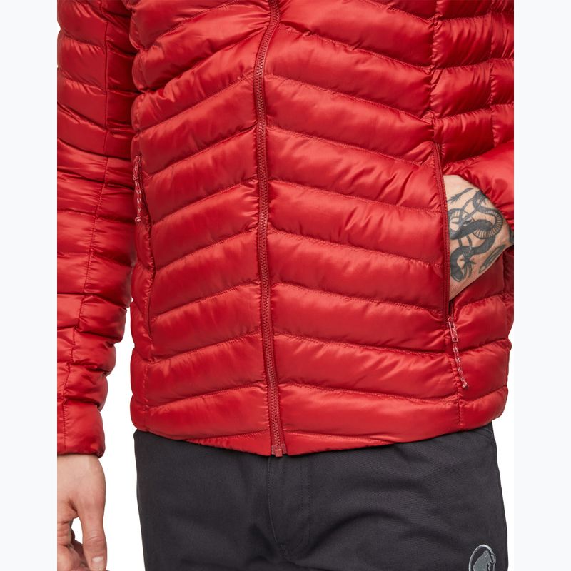 Мъжко ватирано яке Mammut Albula IN Hooded Jacket Men dark mammut red 8