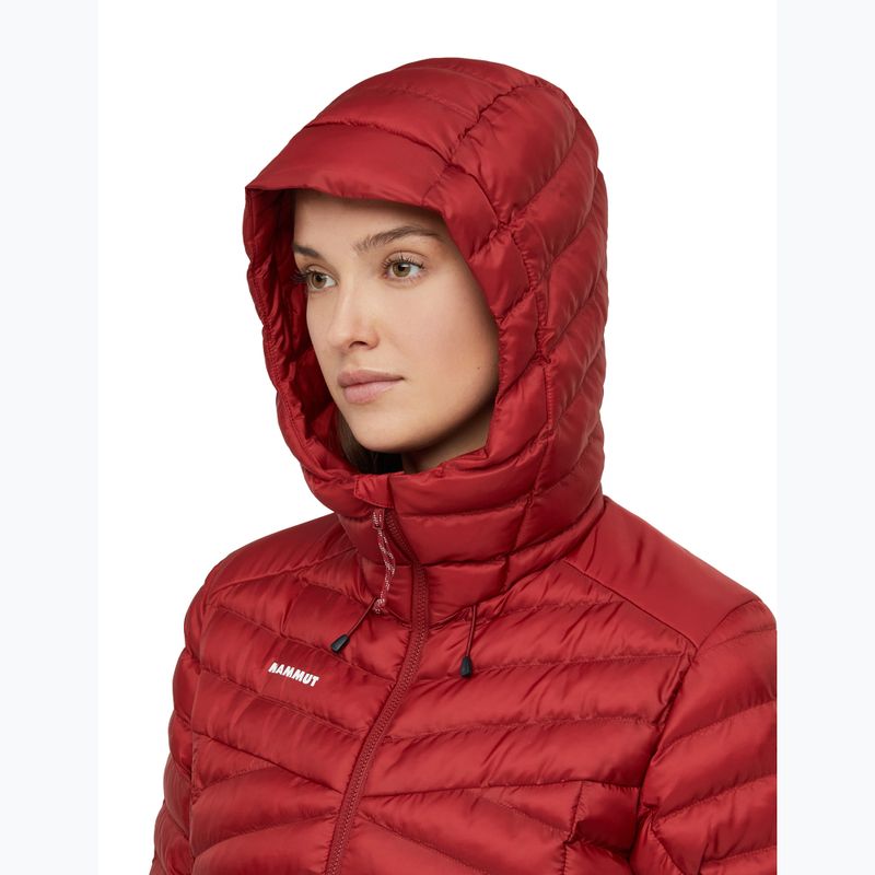 Дамско ватирано яке Mammut Albula IN Hooded Jacket Women dark mammut red 6