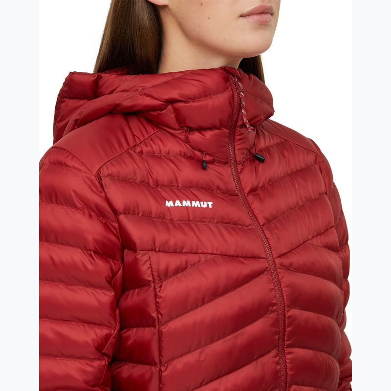 Дамско ватирано яке Mammut Albula IN Hooded Jacket Women dark mammut red 9
